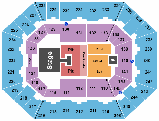 Charleston Coliseum & Convention Center - Charleston seating chart