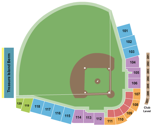 CHS Field seating chart