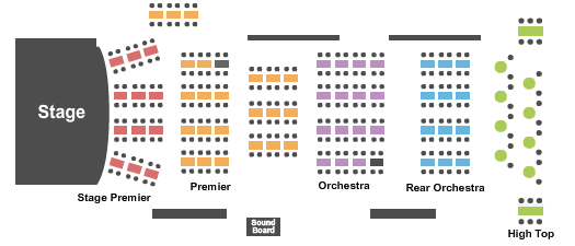 City Winery - Boston seating chart