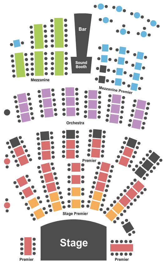 City Winery - Chicago seating chart