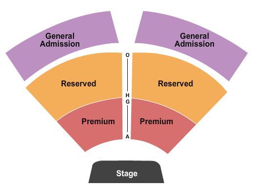 Clarksburg Amphitheater seating chart