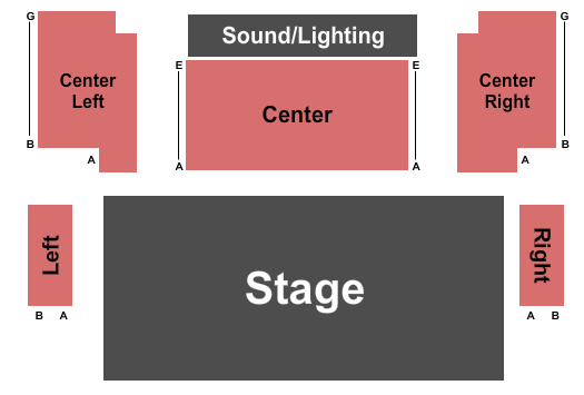 Class Act Theater seating chart
