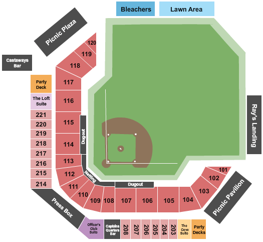 Classic Auto Group Park seating chart