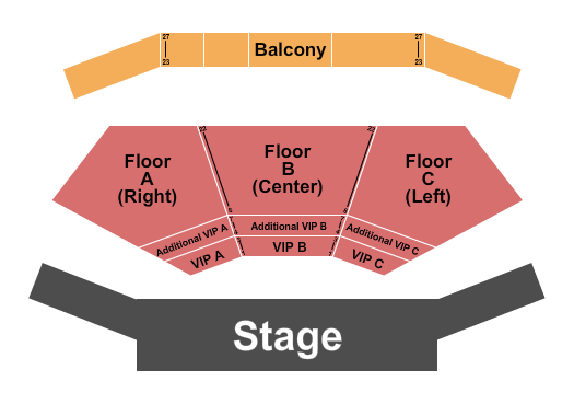 Clay Cooper Theatre seating chart
