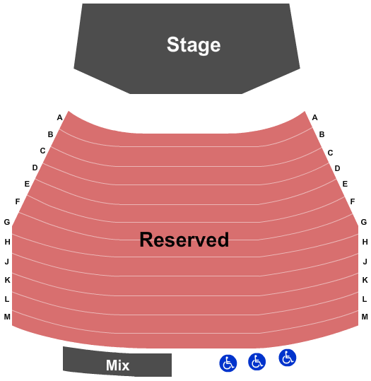Cleland Community Theatre seating chart