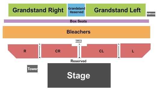 Cobleskill Fairgrounds seating chart
