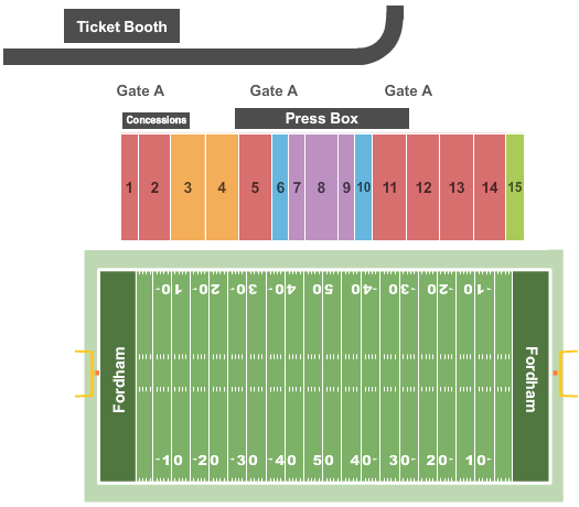 Coffey Field seating chart