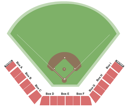 Community Field seating chart