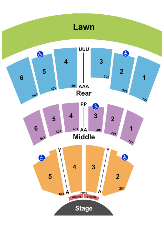 Constellation Brands-Marvin Sands Performing Arts Center seating chart
