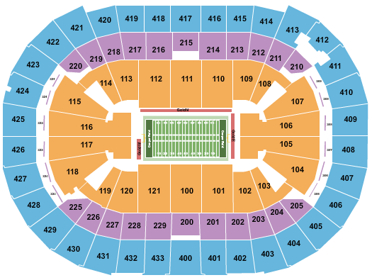 Cooper Field seating chart