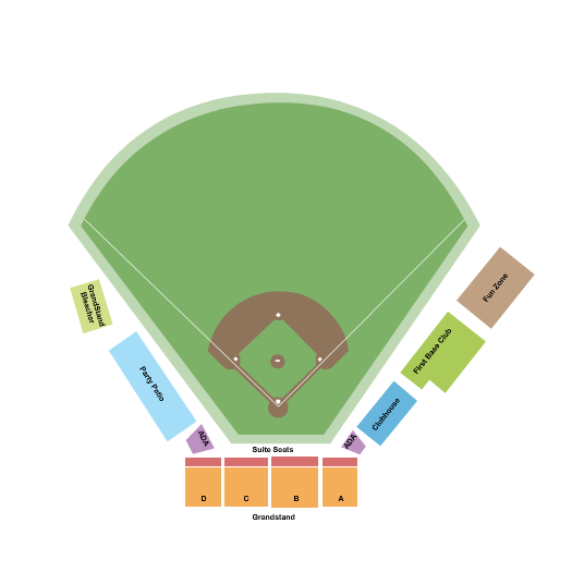 Corbett Field - Minot seating chart