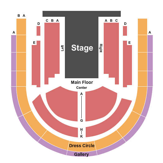 Courtyard Theater at Chicago Shakespeare Theatre seating chart