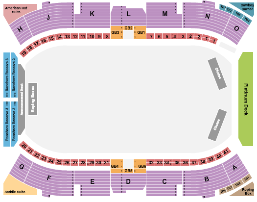 Cowtown Coliseum seating chart