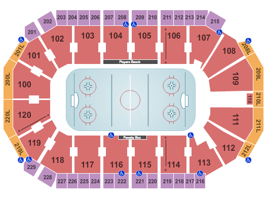 Credit Union of Texas Event Center seating chart