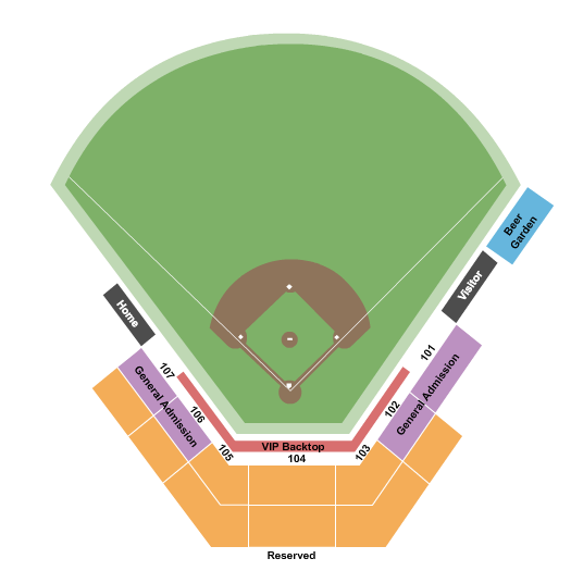 Dakota Community Bank and Trust Ballpark seating chart