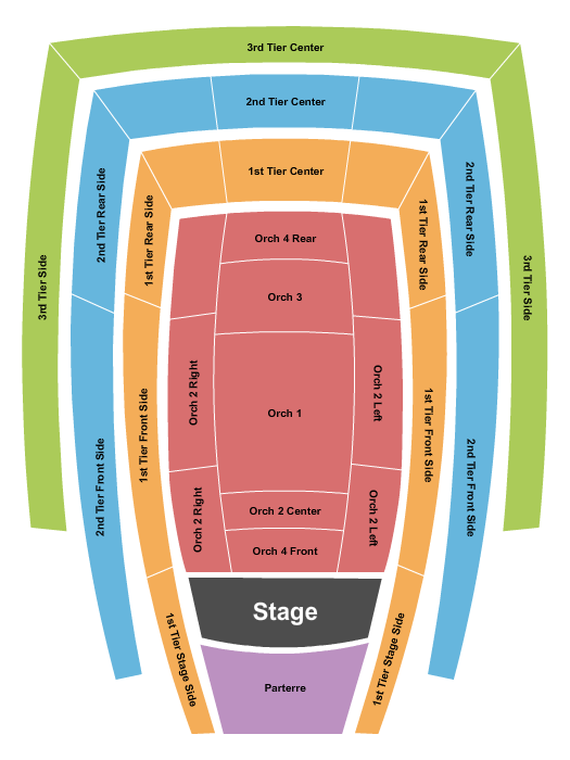 David Geffen Hall at Lincoln Center seating chart
