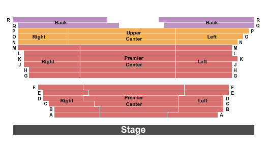 Deb Fennell Auditorium seating chart