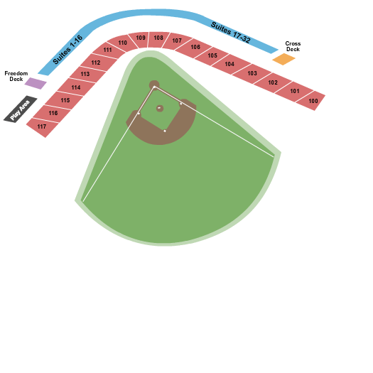 Delta Dental Stadium seating chart