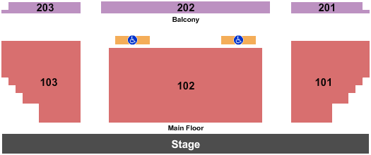 Des Plaines Theatre seating chart