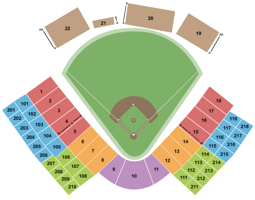 Devon Park seating chart