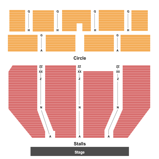 Dominion Theatre seating chart