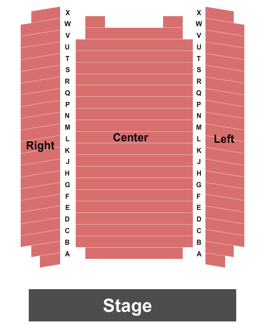 Don Gibson Theatre seating chart