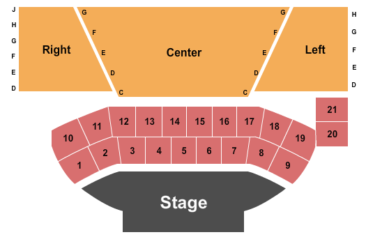 Dudley Riggs Theatre seating chart