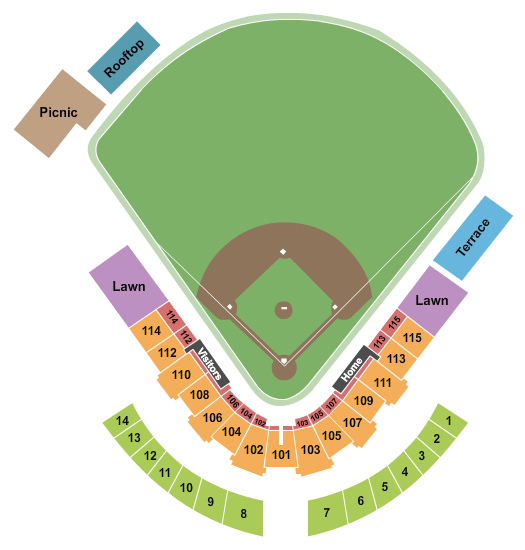 Duly Health and Care Field seating chart