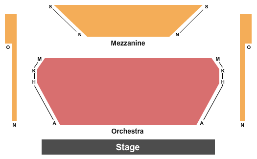 EA Rawlinson Centre for the Arts seating chart