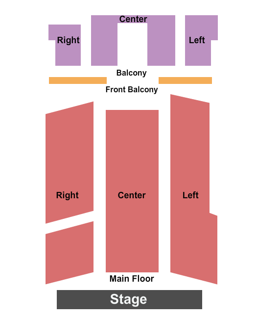 Earl Smith Strand Theatre seating chart