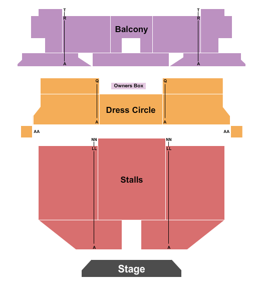 Edinburgh Playhouse seating chart