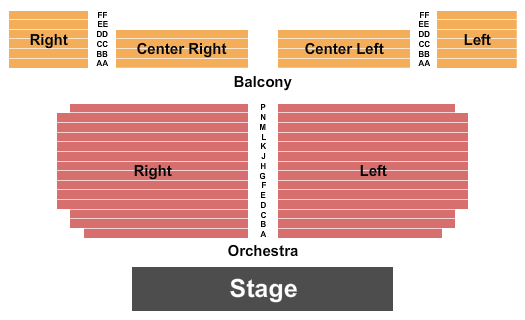 Edmond Town Hall seating chart