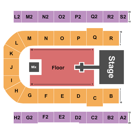 Edmonton EXPO seating chart