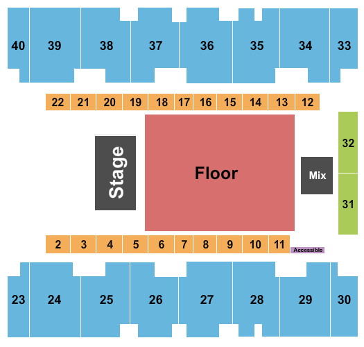 El Paso County Coliseum seating chart