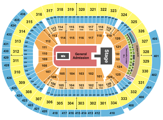 Enterprise Center seating chart