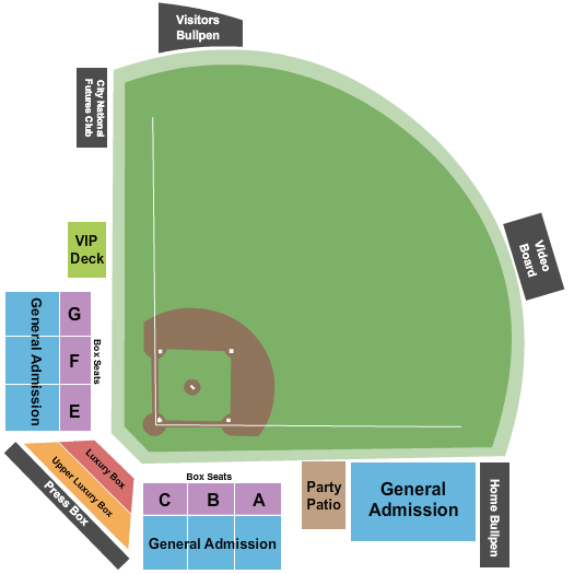 Excite Ballpark seating chart