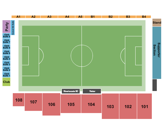 F.N.B. Stadium - Pittsburgh seating chart