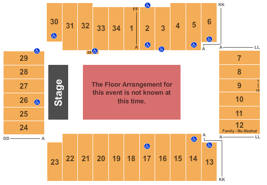 Fargodome seating chart