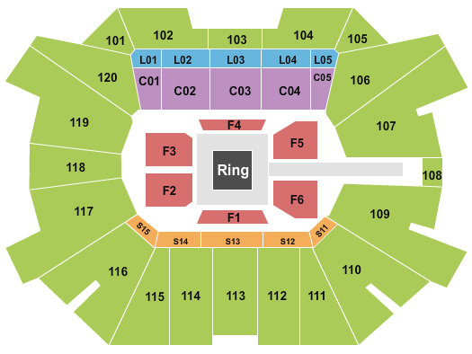 Fertitta Center seating chart