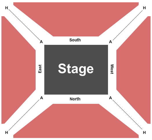 Fichandler Stage At the Mead Center for American Theater seating chart