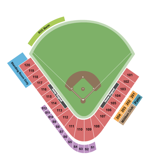 Fifth Third Park seating chart