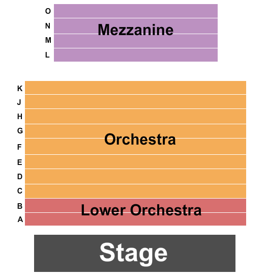 Firehouse Center For The Arts seating chart