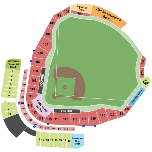 First Horizon Park seating chart