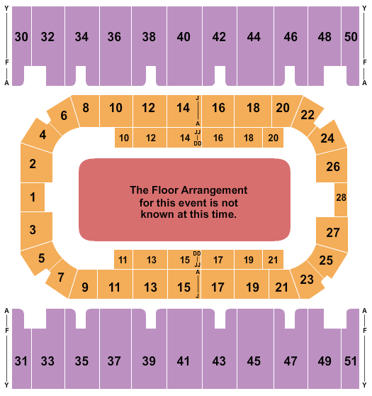 First Interstate Arena seating chart