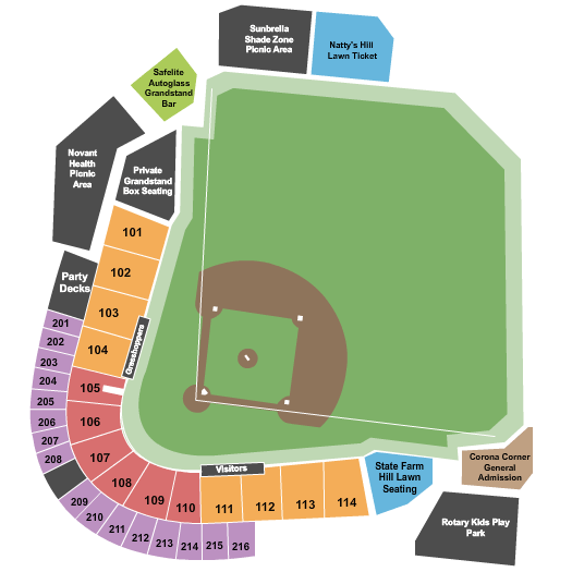 First National Bank Field seating chart
