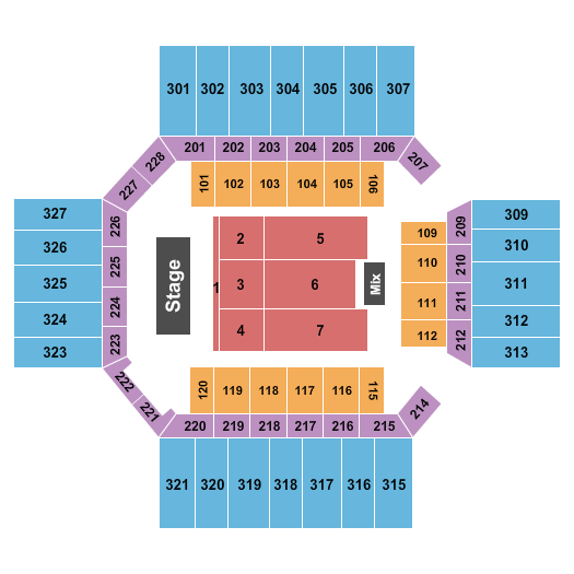 Florence Civic Center seating chart