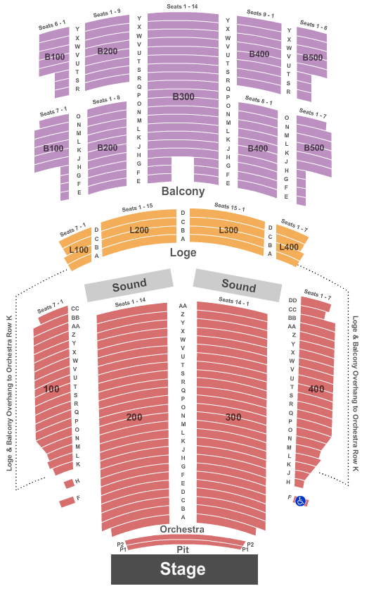Florida Theatre Jacksonville seating chart