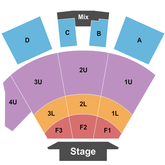 Foellinger Theatre seating chart