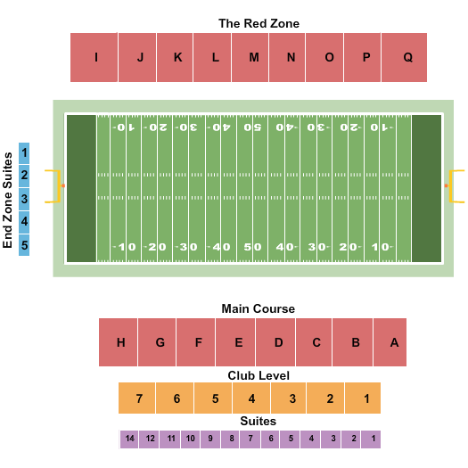 Fortera Stadium seating chart