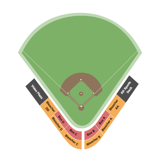 Frank Wade Municipal Stadium seating chart